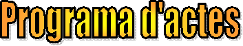 Programa d'actes